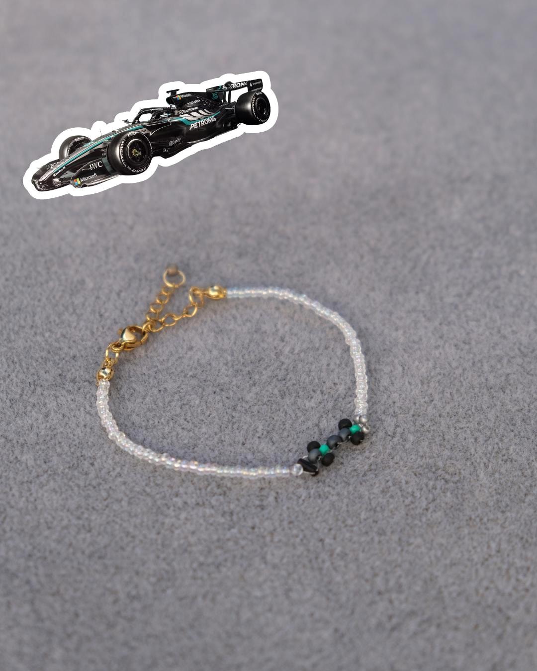 2026 Mercedes/f1-inspired F1 Race Car Bracelet | George Russell