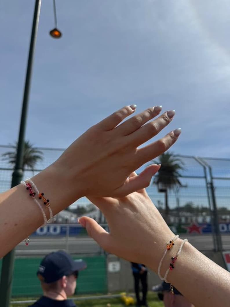 2026 Papaya McLaren/F1-Inspired F1 Race Car Bracelet | Lando Norris | Oscar Piastri image 8