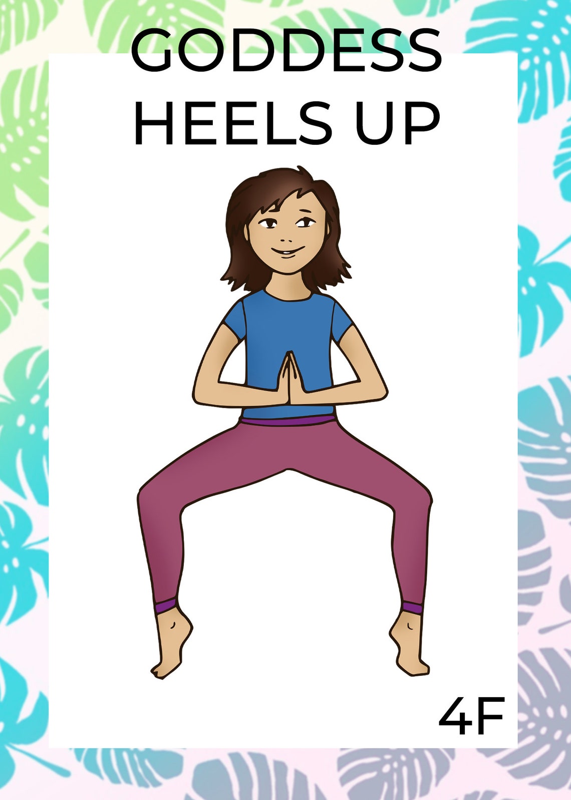kids yoga poses childrens yoga kids yoga cards flash etsy