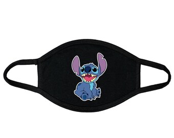 STITCH SENTADO Pequeño Aretes Disney Azul Alien Bulldog francés parecida