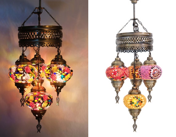 Mosaic 2024 hanging lantern
