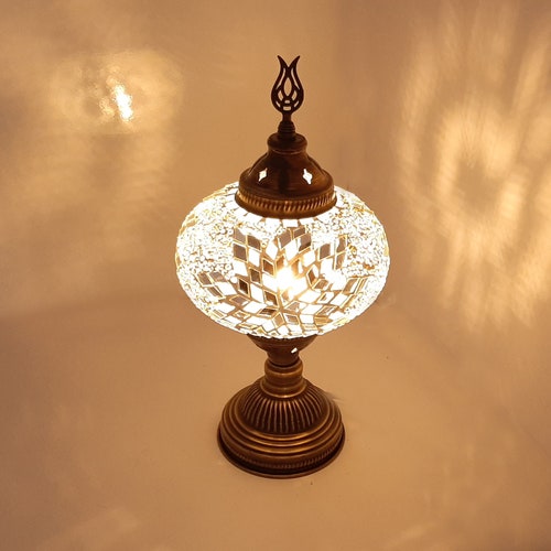 In zicht Schipbreuk Boer Turkish Table Lamp Customizable List 36 Options Mosaic Lamp - Etsy