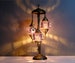 Turkish Mosaic Table Lamp 3 Globe, Turkish Floor Lamp, Bedside Lamp, Asylove New Design, Moroccan Desk Lamp