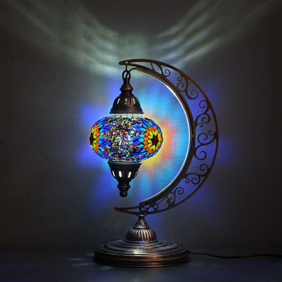 Silver on sale mosaic lamp