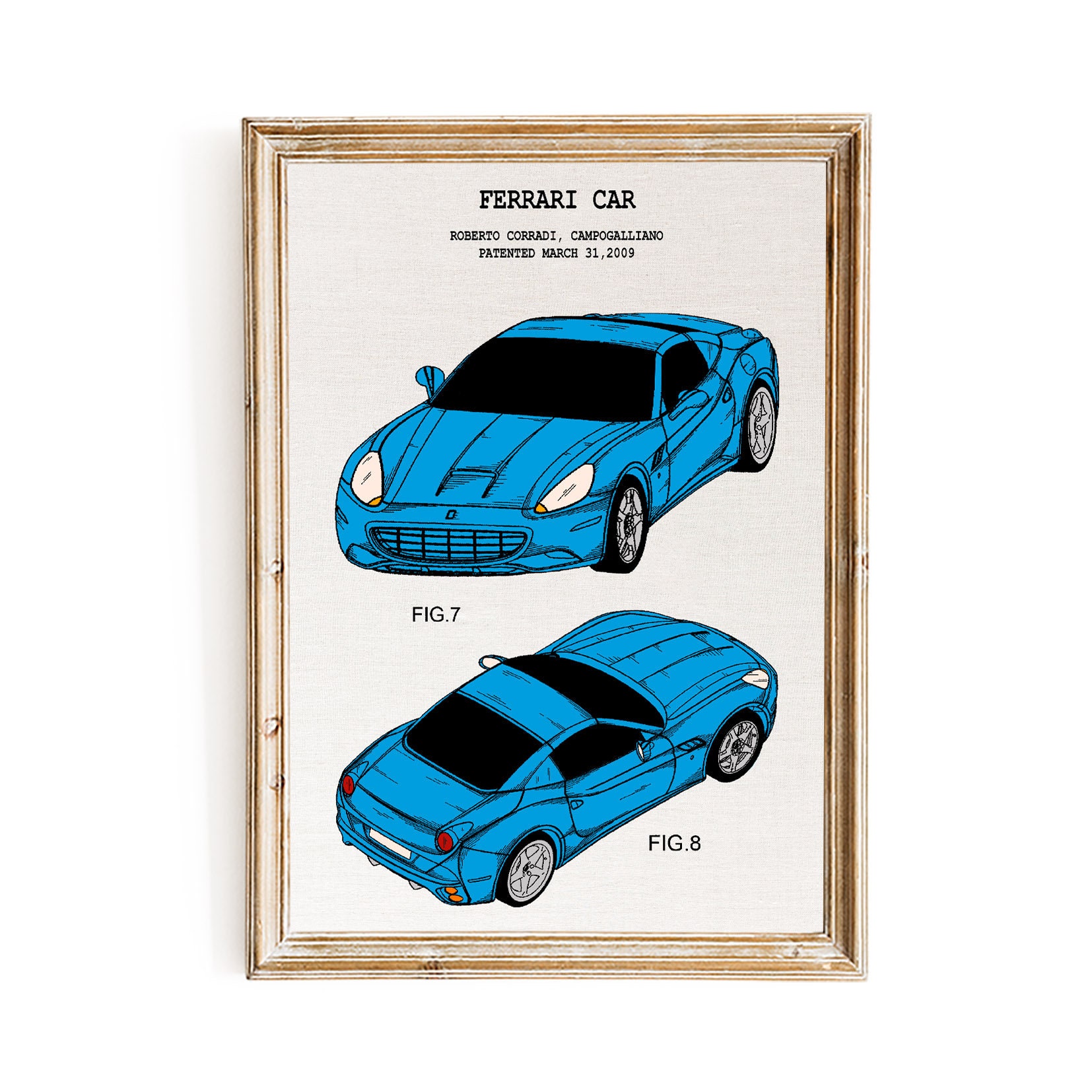 Patent pending ferrari