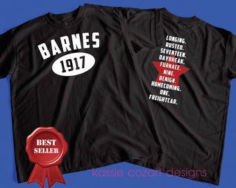 Bucky Barnes 1917 - Winter Soldier Trigger Words T-shirt (adult and youth sizes)