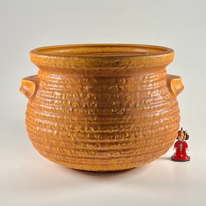 Vaso de planta XL Fat Lava em Curry Vetter W-Alemanha 800-26 True Vintage