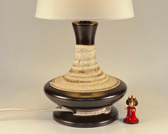Lámpara de mesa Fat Lava Auténtico diseño vintage alemán de los años 70