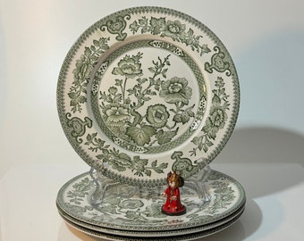 Set Indian Tree - Ironstone Tableware LTD England Speiseteller grün