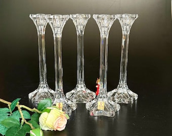 Set of lead crystal Nachtmann West Germany candle holders