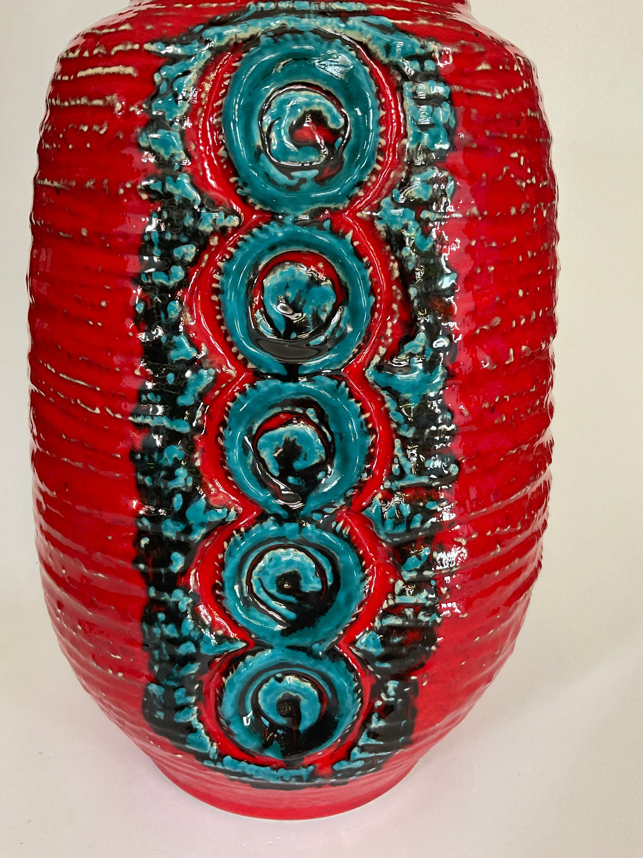 XXL Floor Vase Jasba Fat Lava 1592 - 40 True Vintage Design