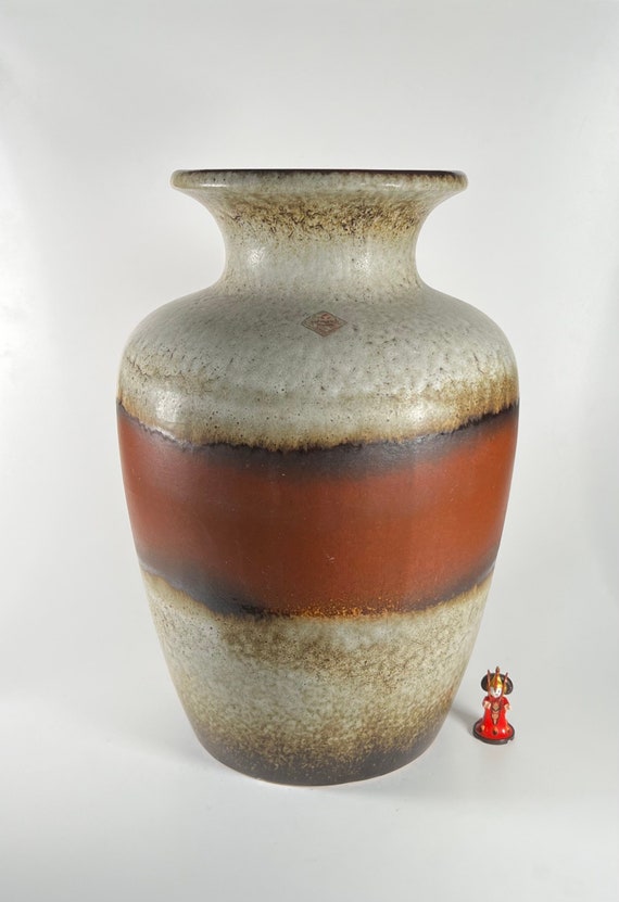 XL Fat Lava Floor Vase Scheurich 202 42 True German Vintage 70s - Etsy