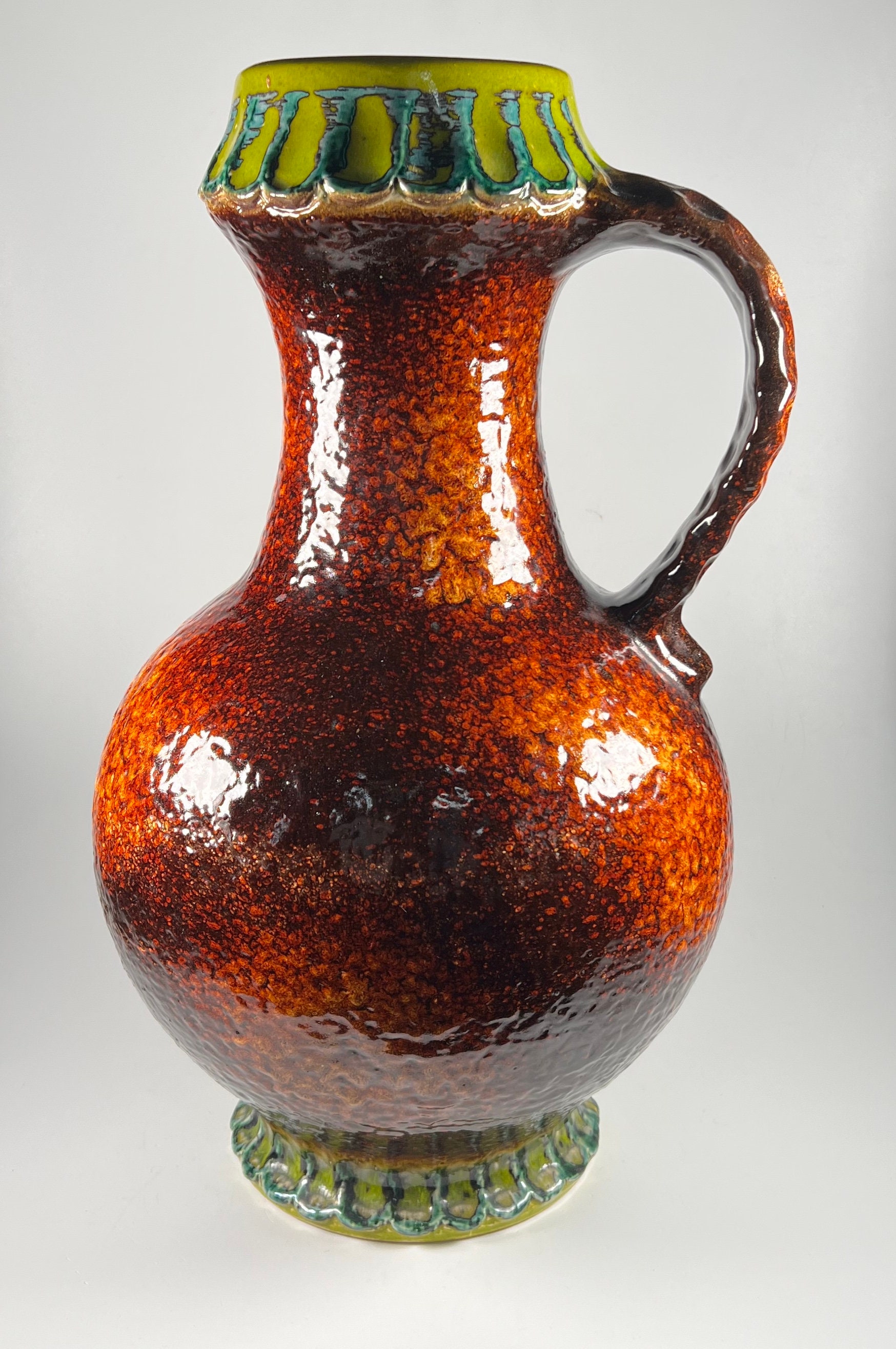 Dümler Breiden Germany Fat Lava Floor Vase 1006/50 True German