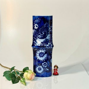 Rosenthal Germany cobalt blue vase 2883 Björn Wiinblad vase