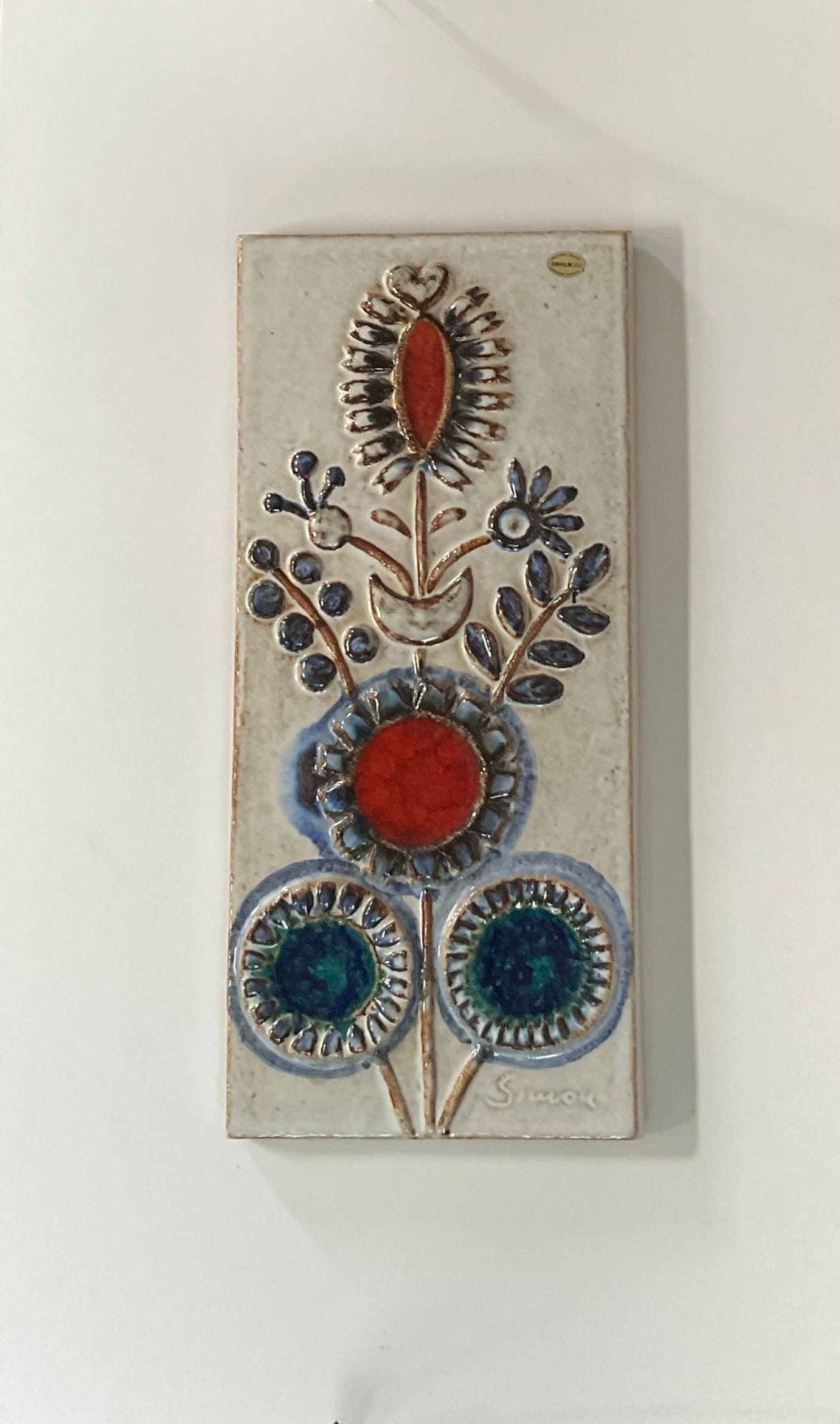Stentoj Soholm Joseph Simon Wall Relief True Danish Vintage Stentoj Soholm Joseph Simon Wall Relief True Danish Vintage