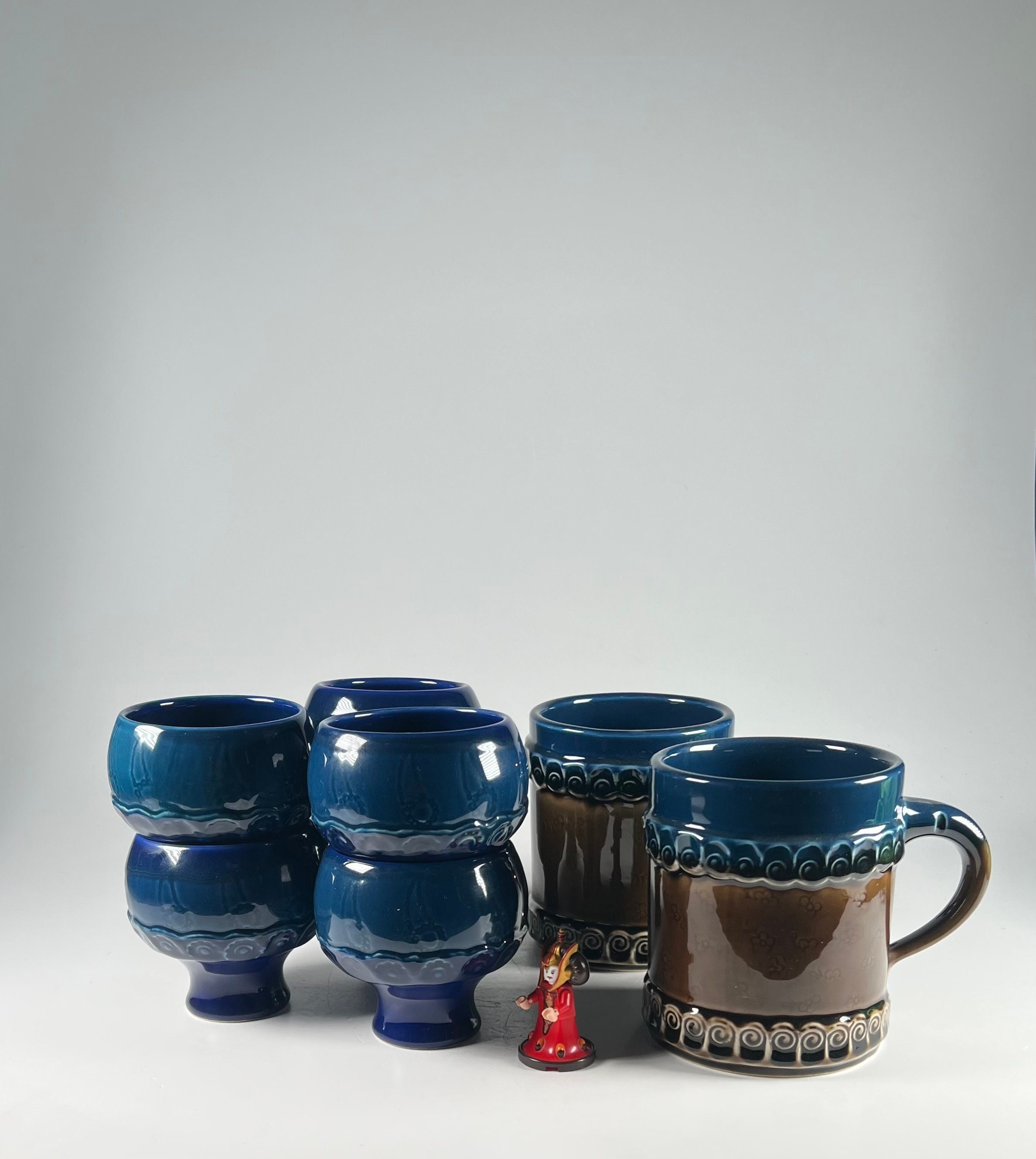 Björn Wiinblad Rosenthal Studio Linie Brotzeit Jugs Mugs True Vintage Design 70s