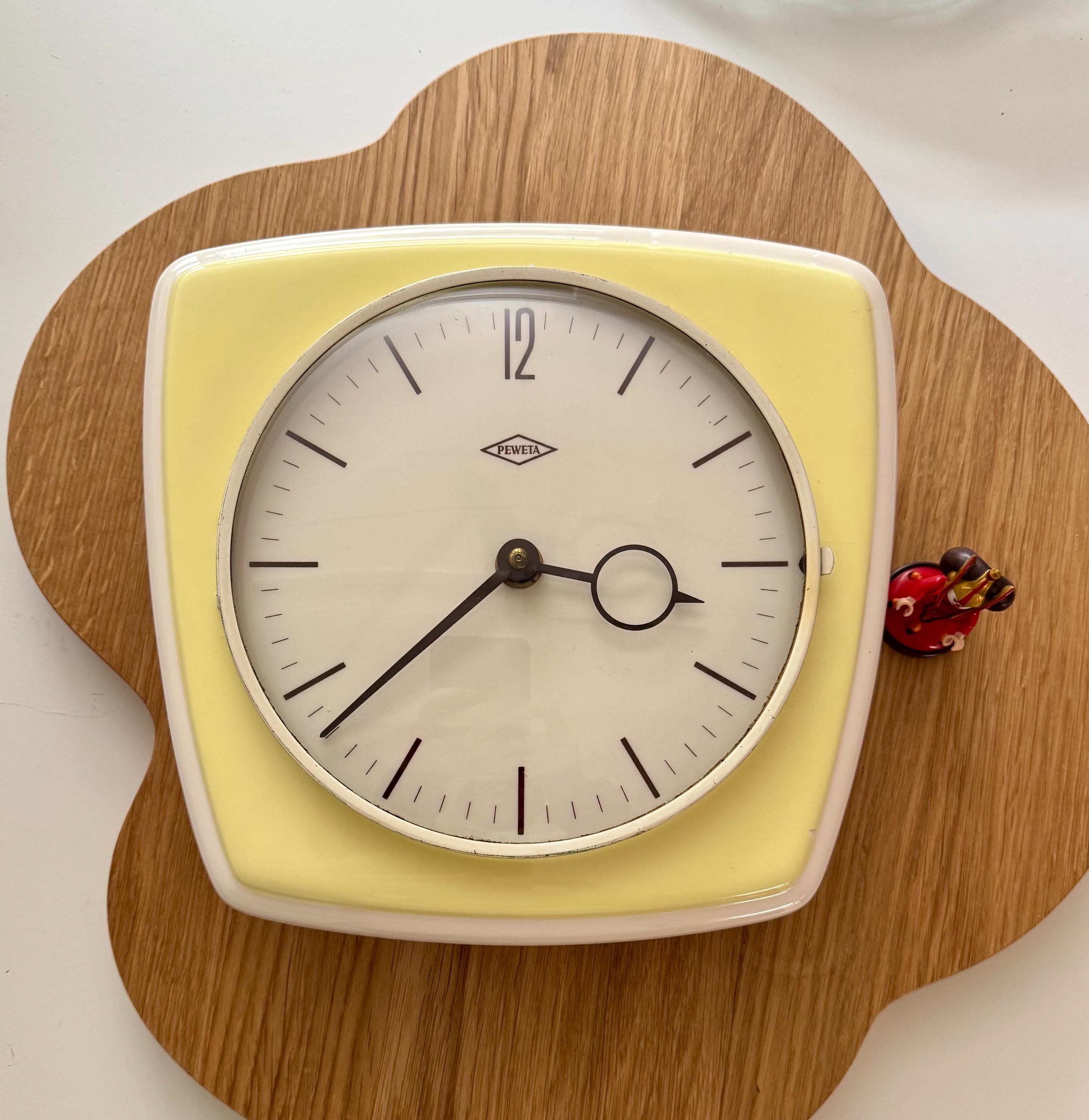 ドイツ・DIEHLの陶器製ウォールクロック Diehl Electro Clock - Etsy