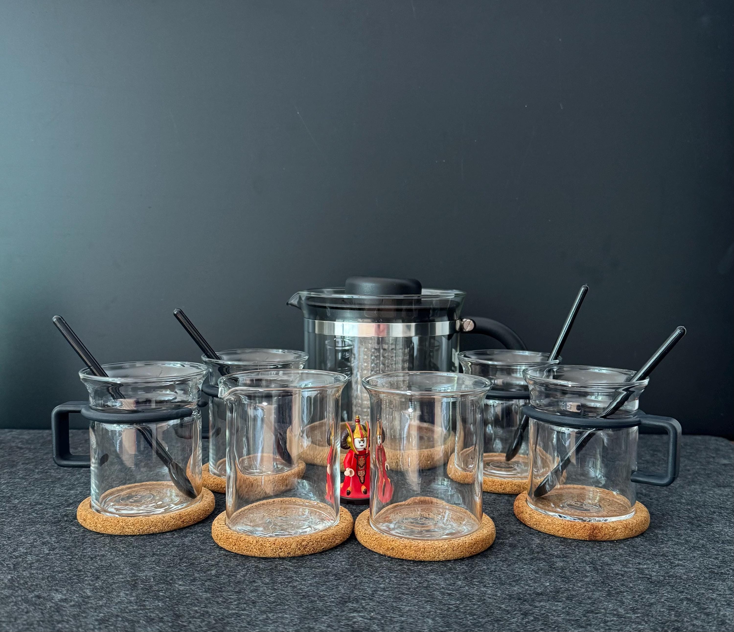 SERVICE CAFE 27 pièce CAFETIERE SUCRIER CREMIER TASSE SOUCOUPE