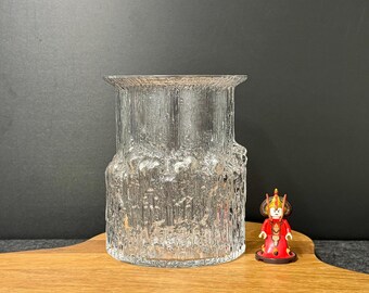 イッタラ/タピオ・ウィルッカラ/アルニカ/花瓶 イッタラ アルニカ花瓶、新品同様 オリジナルのフィンランドガラス花瓶