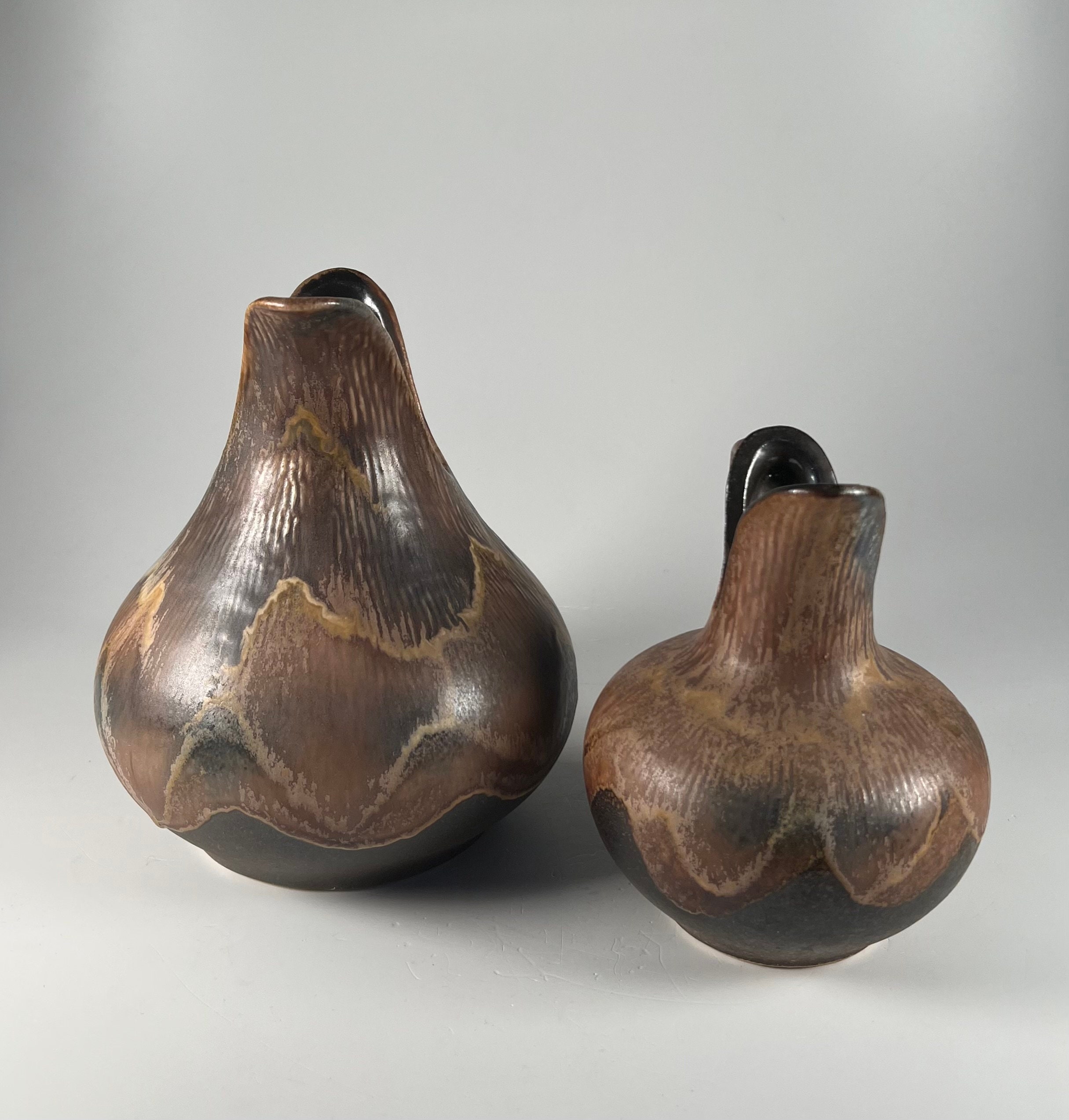 Set Dümler Breiden Fat Lava Vase 056 True German Vintage 70s