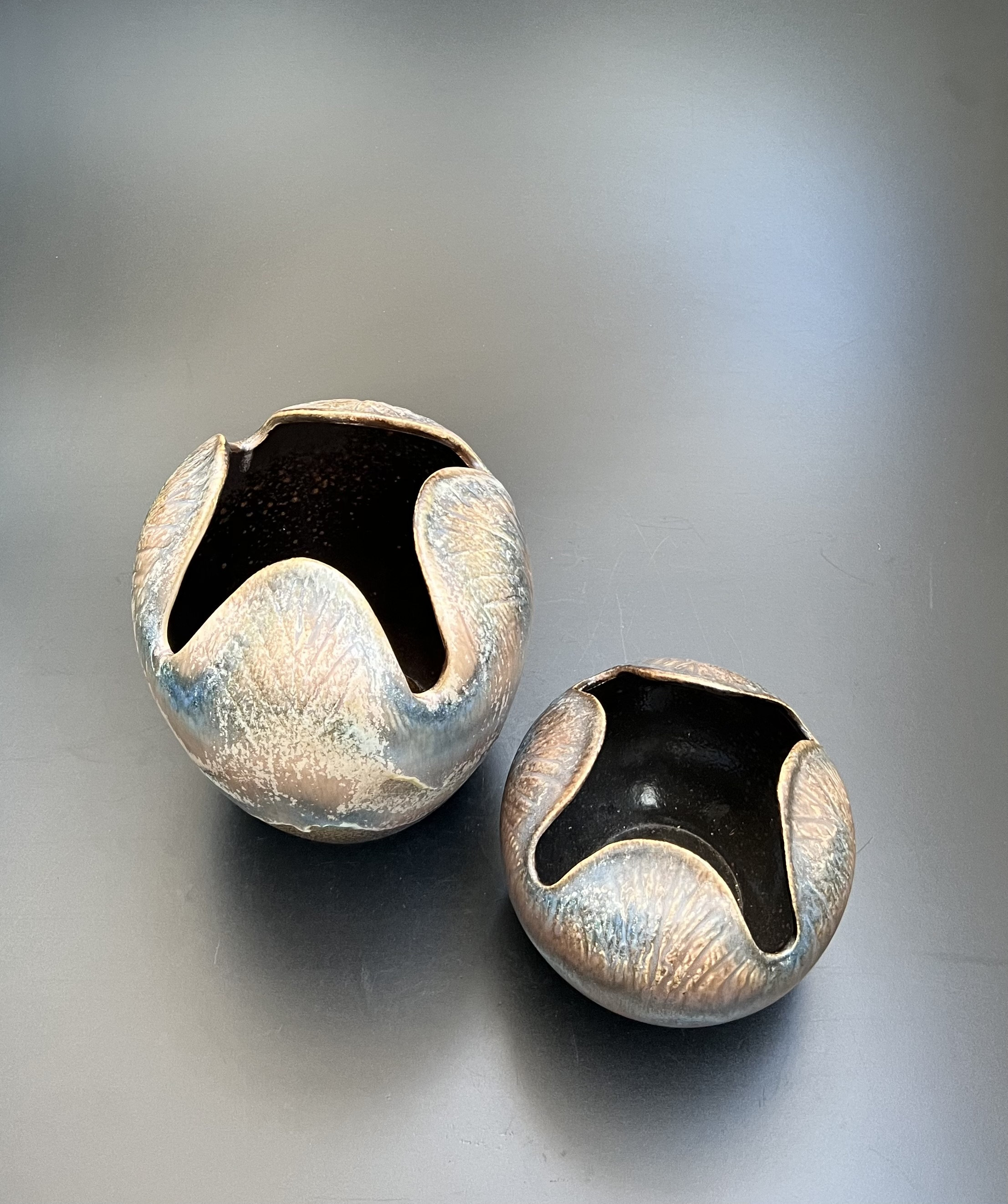 1960s Dümler&Breiden XXL fatlavj LORA Set of 2 Fat Lava Dümler Breiden 052-22 and 051-14 True