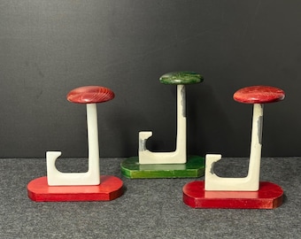 Set (3pc.) coat hooks 70s Schönbuch