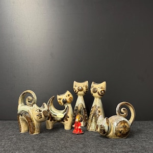 Set Joseph Simon Stentoj Soholm Danish Modern Cats True Vintage 60s
