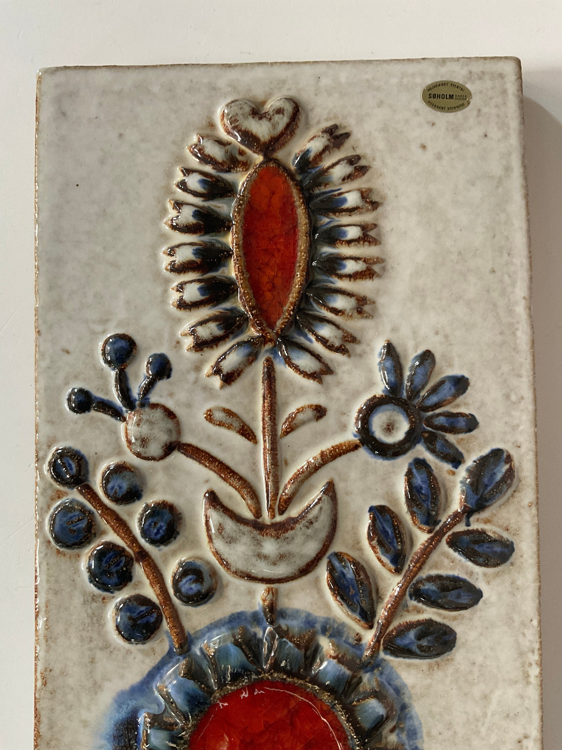 Stentoj Soholm Joseph Simon Wall Relief True Danish Vintage