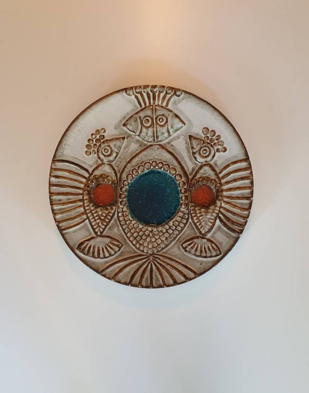 ◆ SOHOLM stentoj  Denmark joseph simon ◆ Joseph Simon Wall Relief Plate for Stentoj Soholm Bornholm True