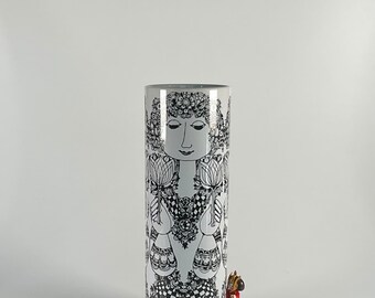 Björn Wiinblad Hand Signed Rosenthal Studio Line Flora Vase True