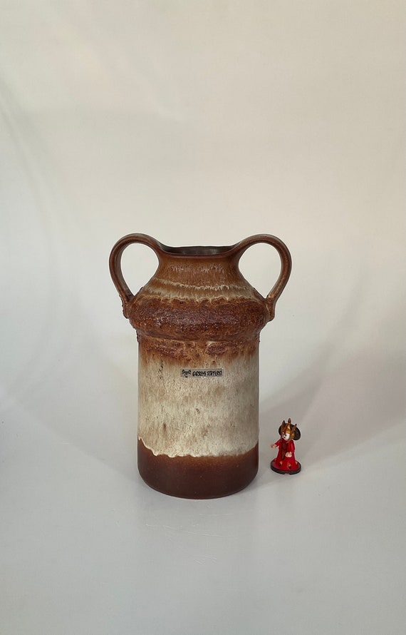 Vintage Vase Fat Lava Studio Ceramic Carstens Pottery