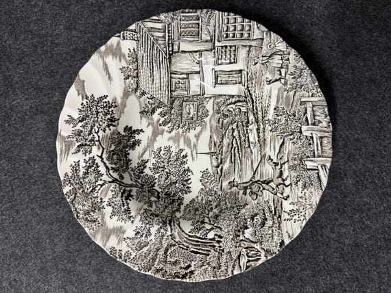 Set (4) the Hunter by Myott Transferware Made in England Soup