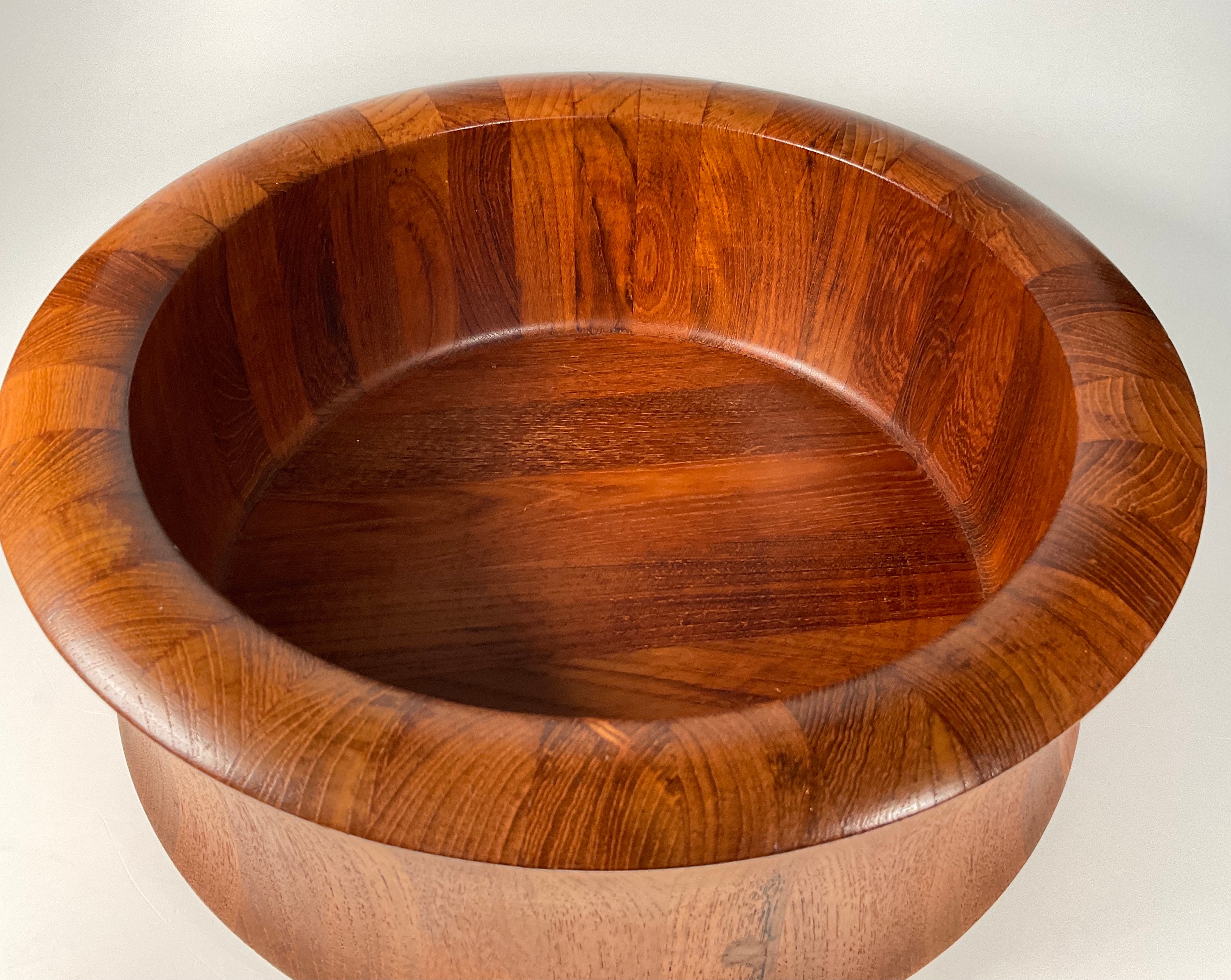 定番の中古商品 Digsmed Vintage Danish True Teak Bowl XXL Denmark Design 食器