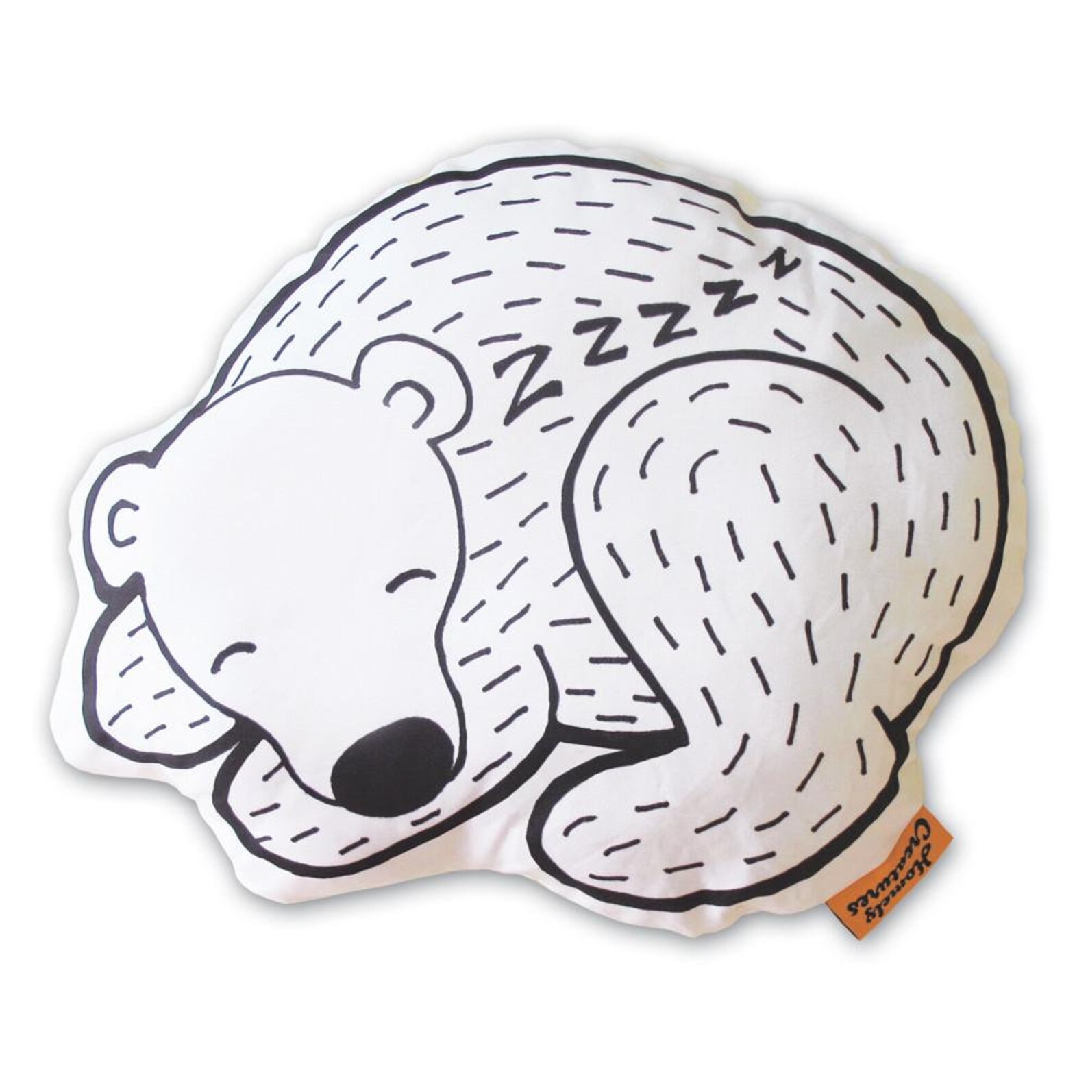 Oso blanco y negro almohada de oso vivero temático de | Etsy