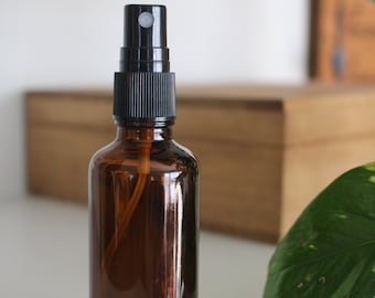 Amber Glass Spray Bottle • 50ml • 100ml