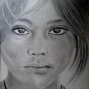 Dessin Realiste De Couleur Original Enfants Dessinant La Etsy