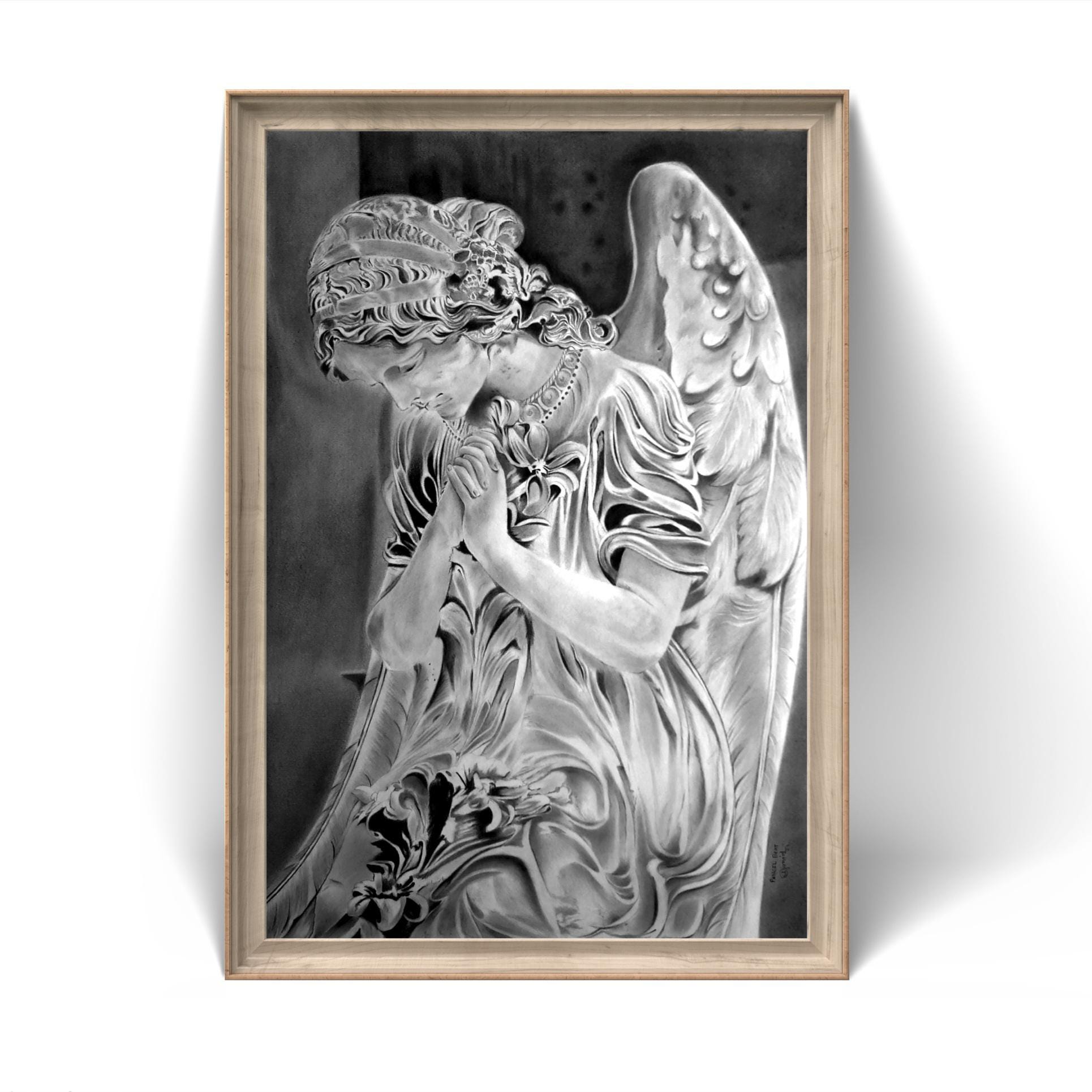 2210様感謝‼️「ジョン・マーティン銅版画 守護天使たちThe Angels Dallas Museum of Art