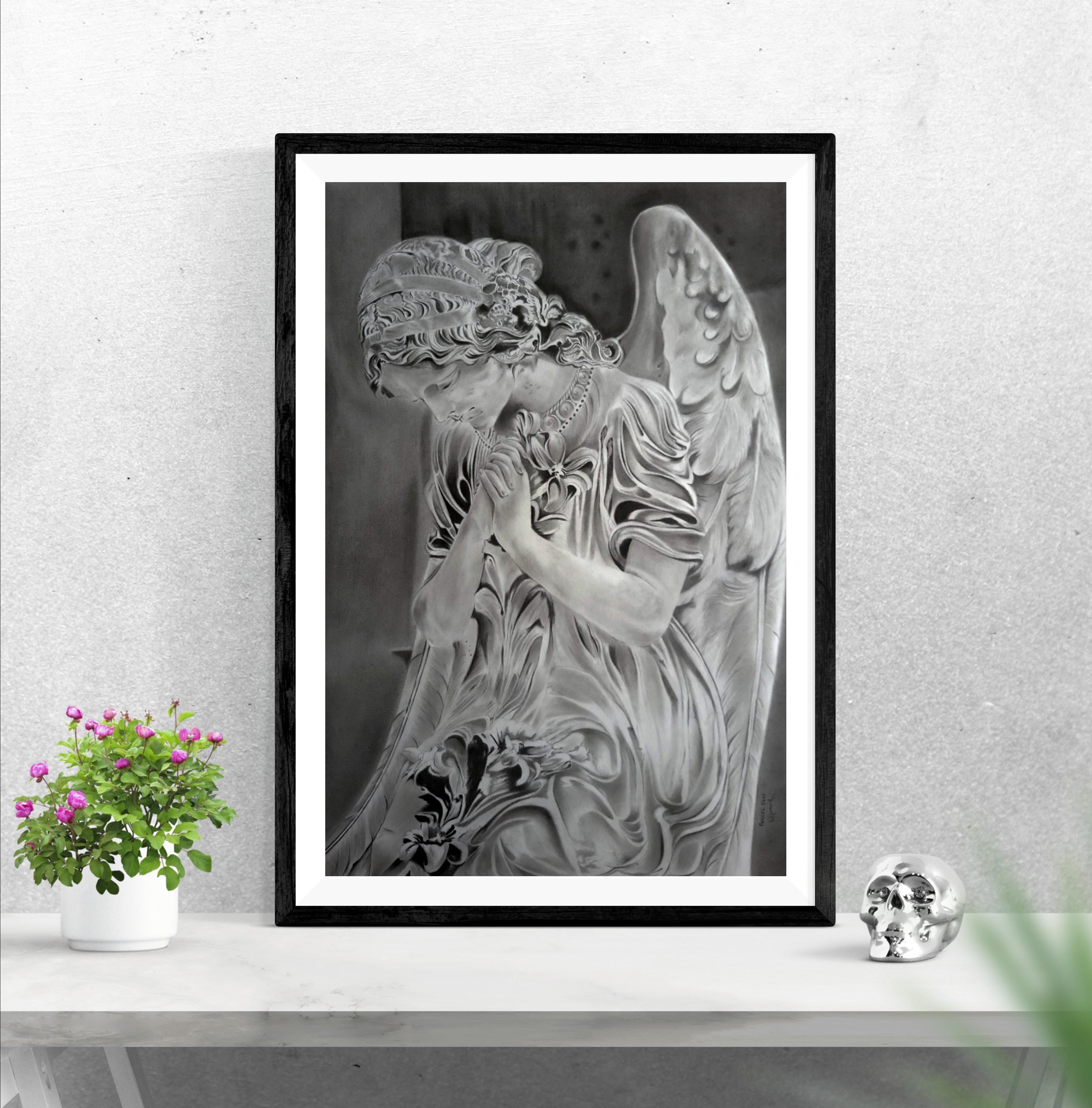 2210様感謝‼️「ジョン・マーティン銅版画 守護天使たちThe Angels Amazon.co.jp: アートプリント 宗教画 守護天使 子どもたち 橋の上