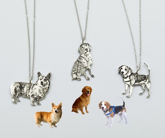 Your Pet Photo Necklace /Custom Dog Necklace/Personalized ...