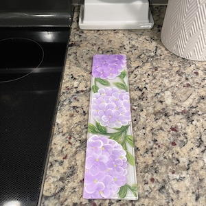 Hand Painted Spoon Rest | Hydrangea Collection