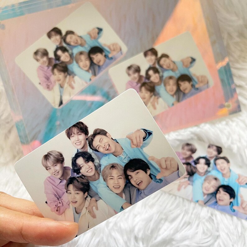 BTS ot7 members group Polaroids Instax or Photocards Army | Etsy