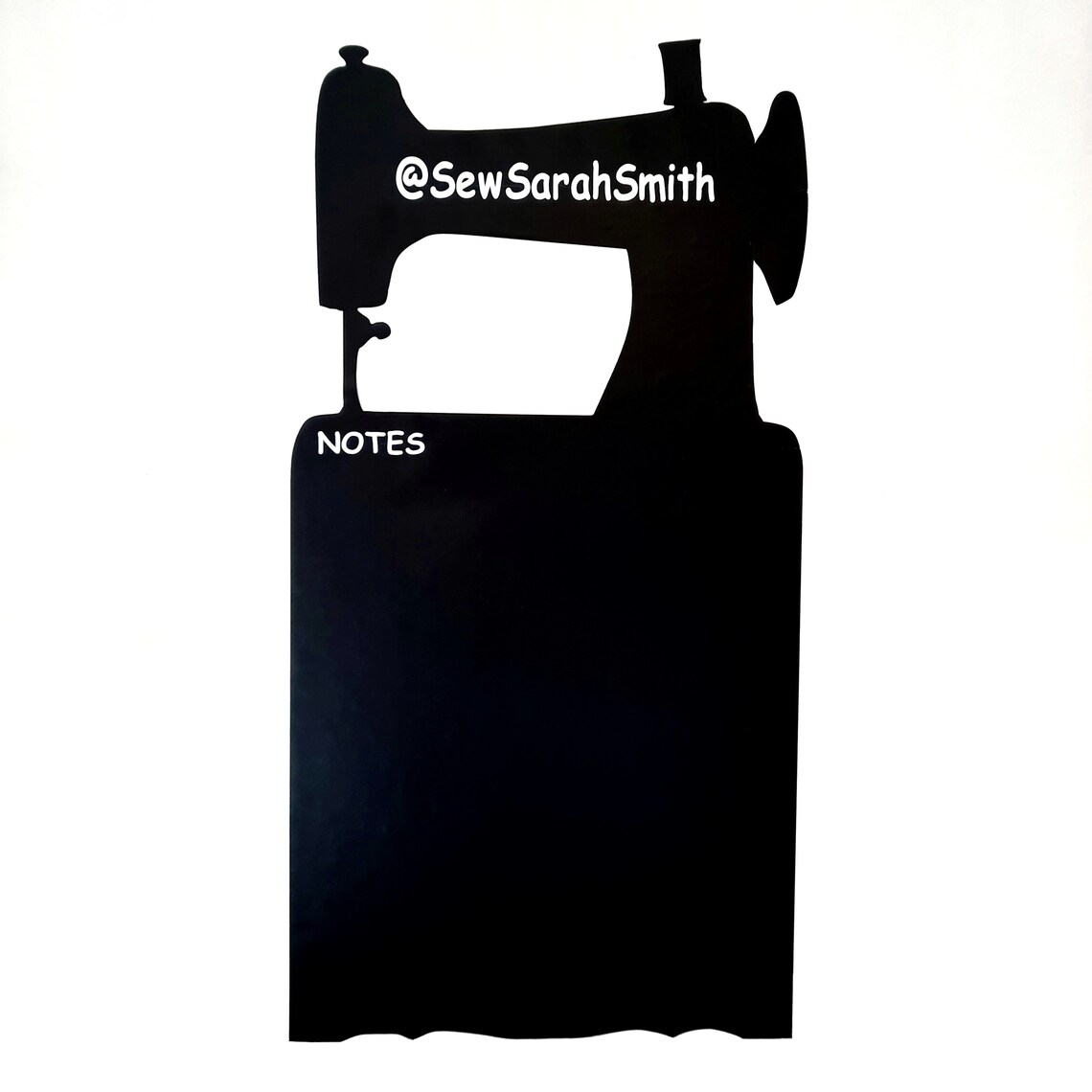 Personalised Sewing Machine Vinyl 'Chalkboard' Decal Etsy