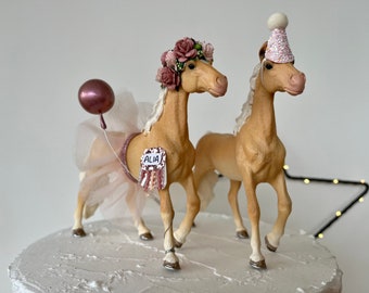 American Saddlebred Mare Horse Party Animal Cake Topper Keepsake