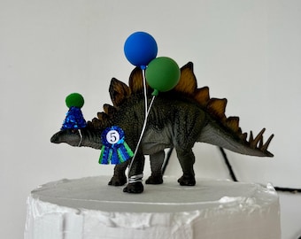 Stegosaurus Dinosaur Party Animal Cake Topper Keepsake