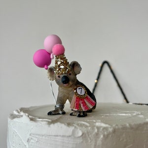 Koala Party Animal Cake Topper Keepsake
