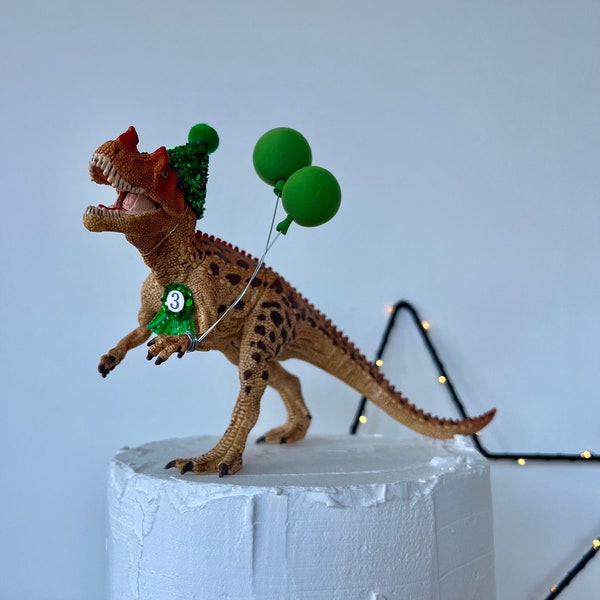 Ceratosaurus Dinosaur Party Animal Cake Topper Keepsake