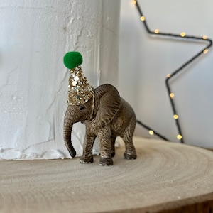 Elephant Calf Party Animal Cake Topper Keepsake