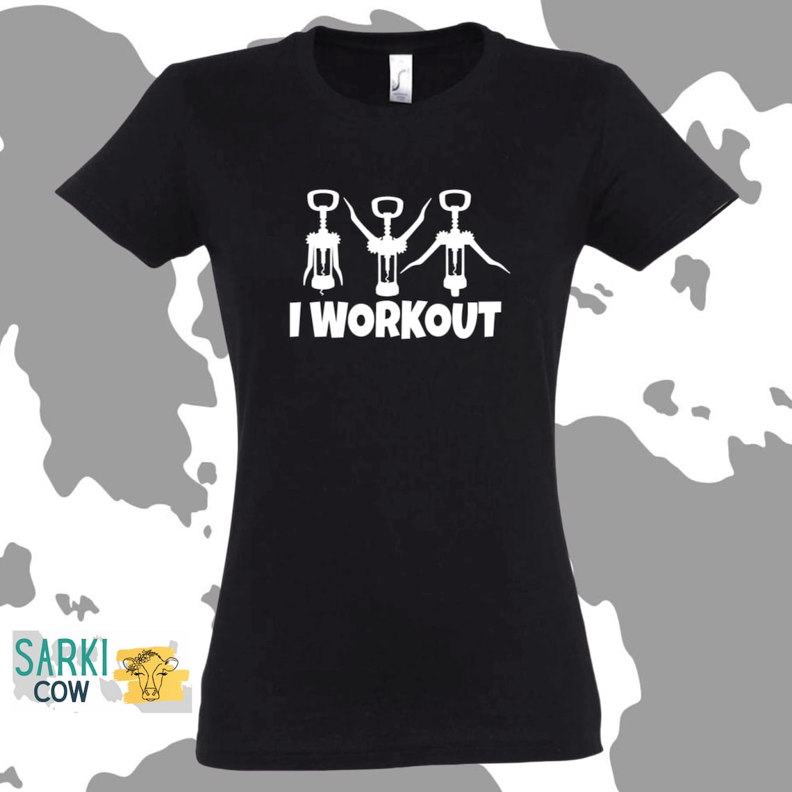 I Workout Graphic Tee Women's T'Shirt Grappig Etsy