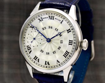 Limited Edition, Luxury Watch, Mechanical Men's Watch, Boyfriend Gift, Husband Gift, Cartier, Anniversary Gift Idea, vintage watch man