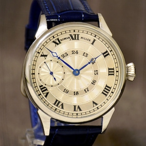 Cartier style watch, Luxury watch, Men's Mechanical Watch, unique watch, silver watch, Boyfriend Gift, husband Gift, Man's Gift, R. Miller image 2